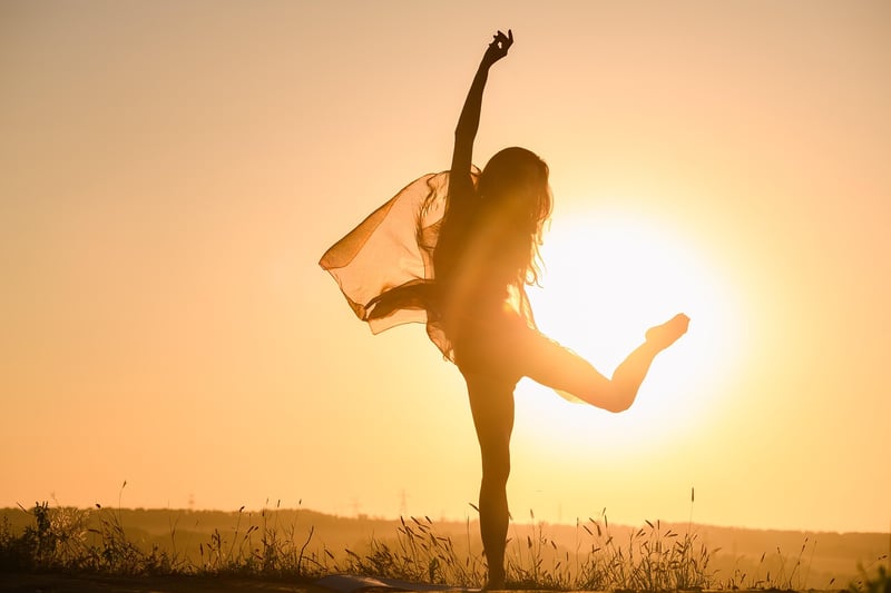 Woman practicing Biodanza